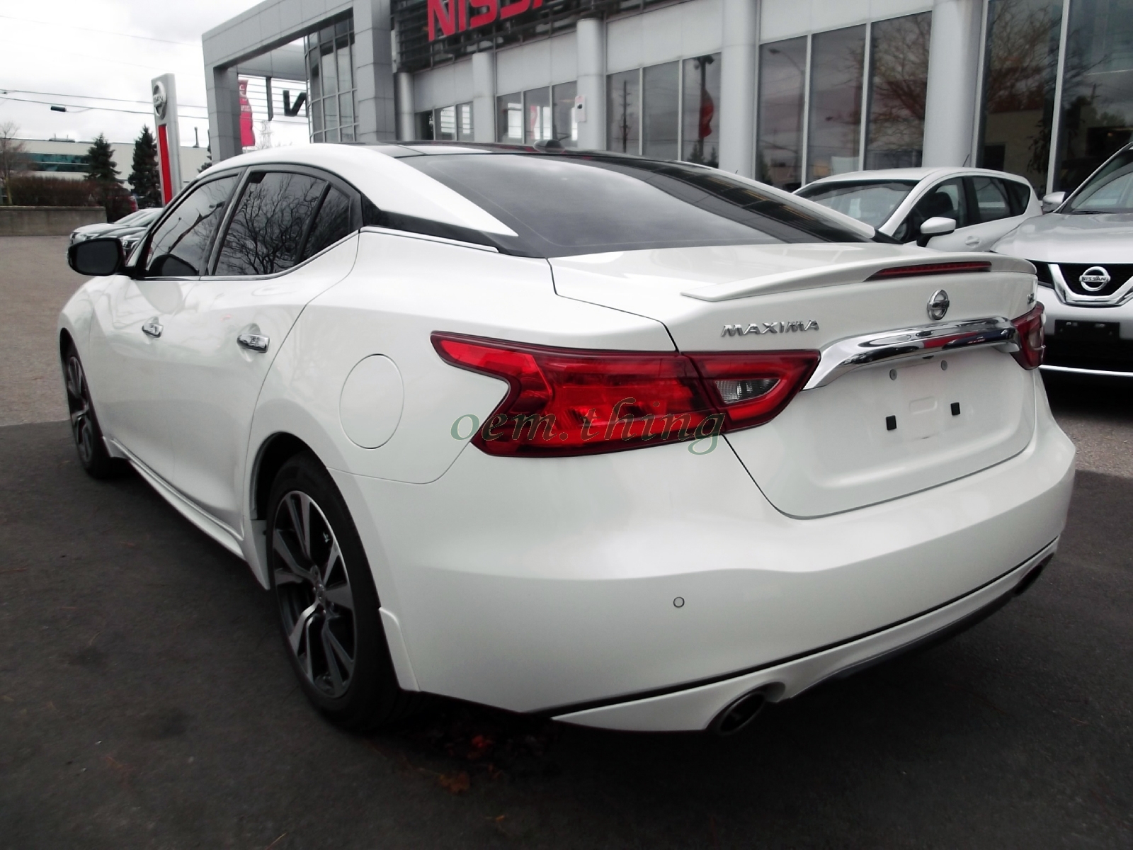 Painted GAB For Nissan Maxima A36 8th OE Rear Trunk Spoiler Wing 2016