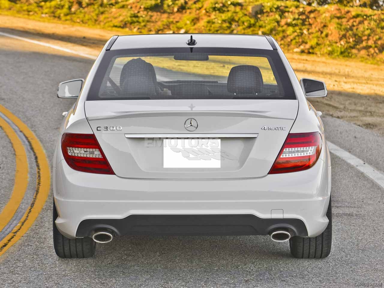 SHIP FROM AU Matte Black Fit For MERCEDES BENZ C W204 4D OE Rear Roof ...