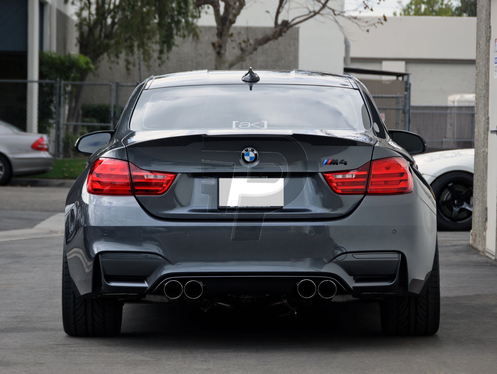 PAINTED FOR BMW 4-SERIES F82 M4 PERFORMANCE P-STYLE REAR WING TRUNK ...